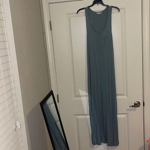Blue/green tank sundress size large